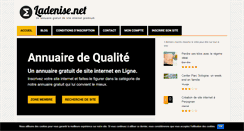 Desktop Screenshot of ladenise.net
